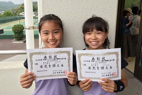 石川星来、亀山華子（ノアアカデミー倉敷）
